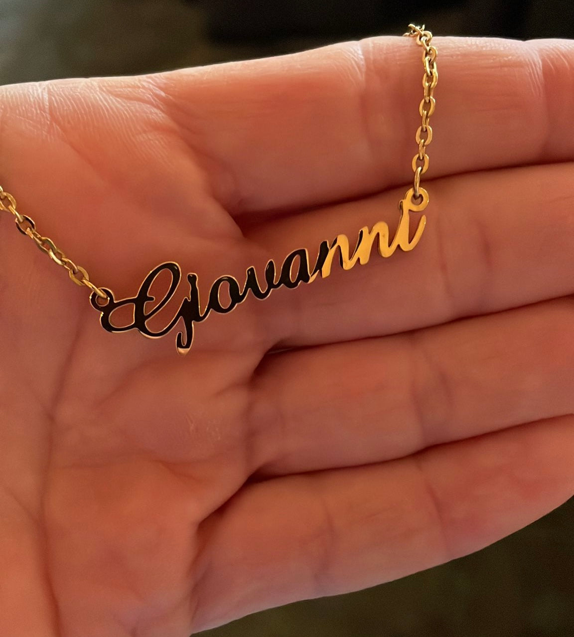 Gepersonaliseerde namen ketting