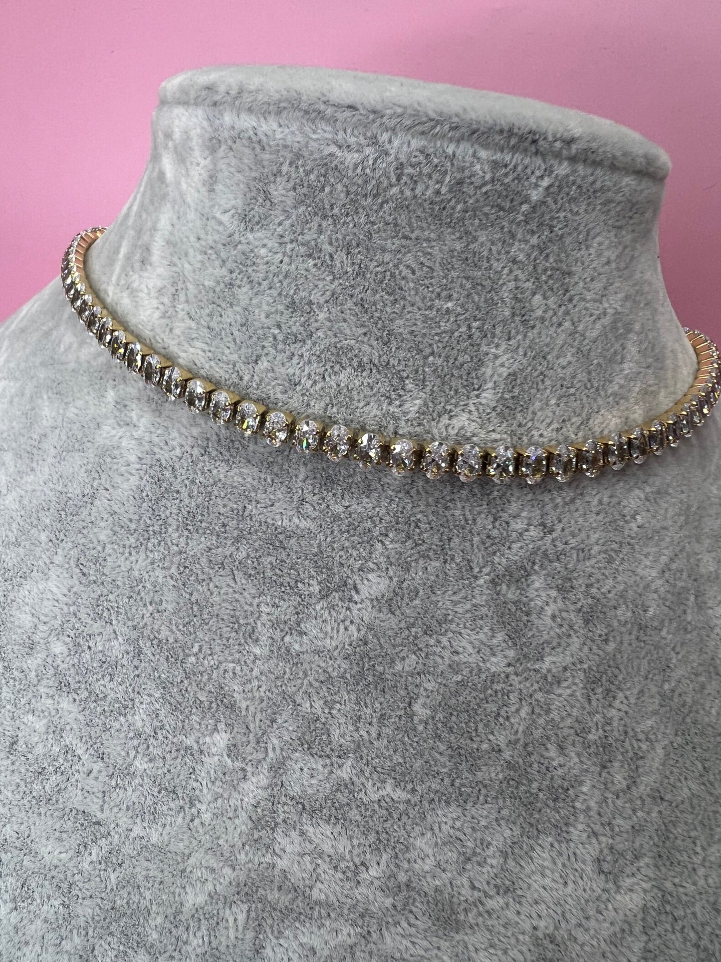 Ketting ovalio goud