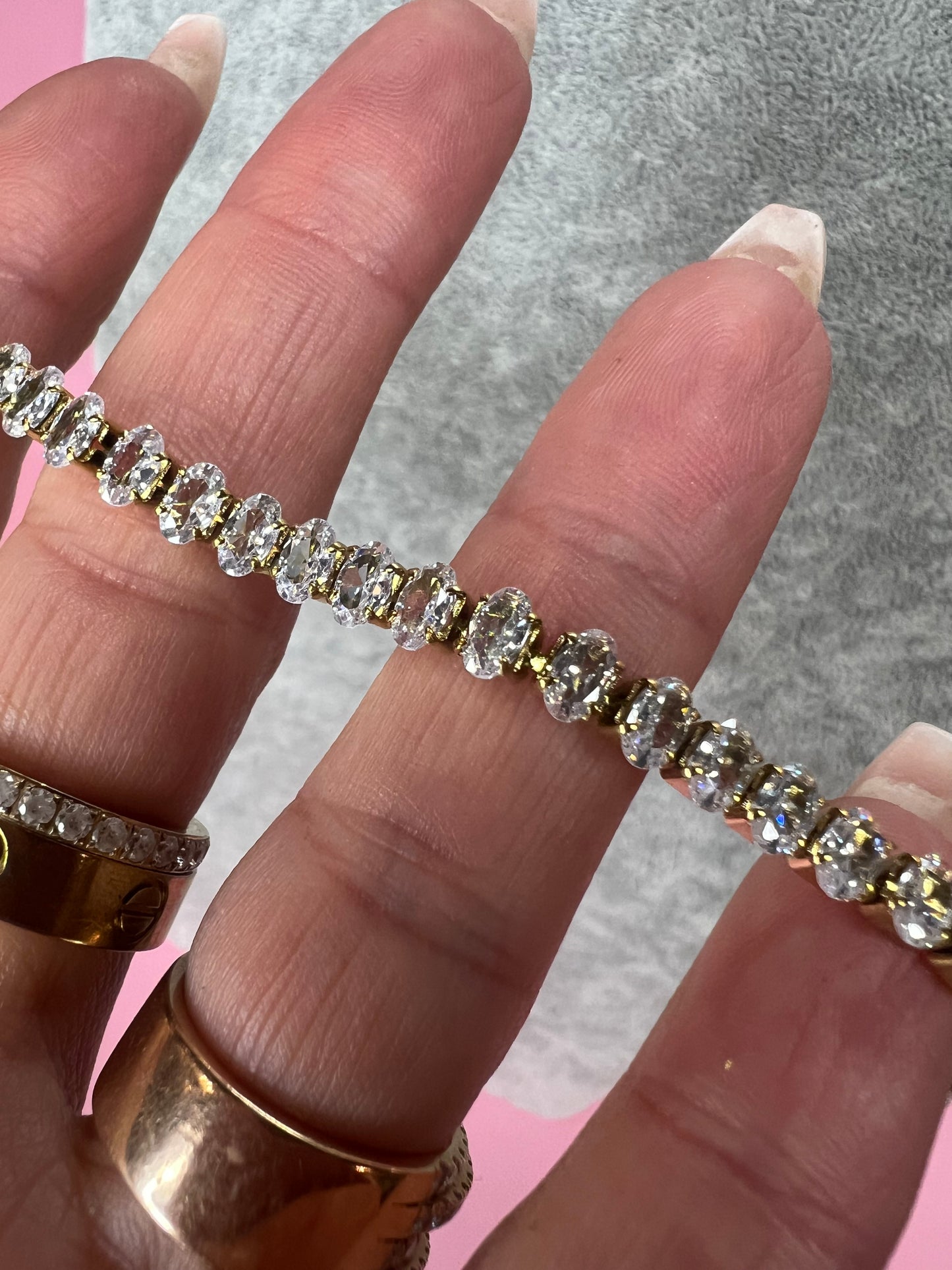 Armband ovalio goud