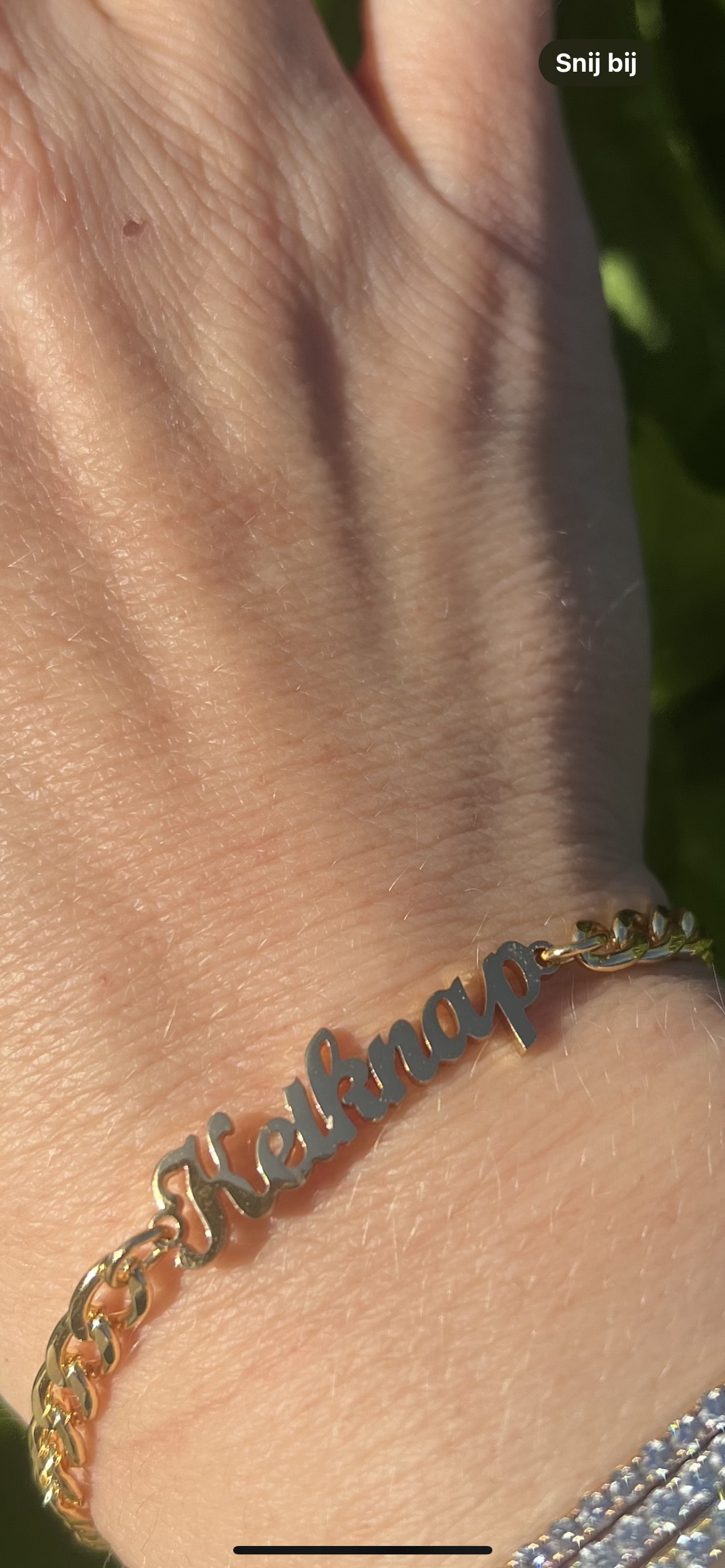 Namen armband dikke schakel gepersonaliseerd (4)
