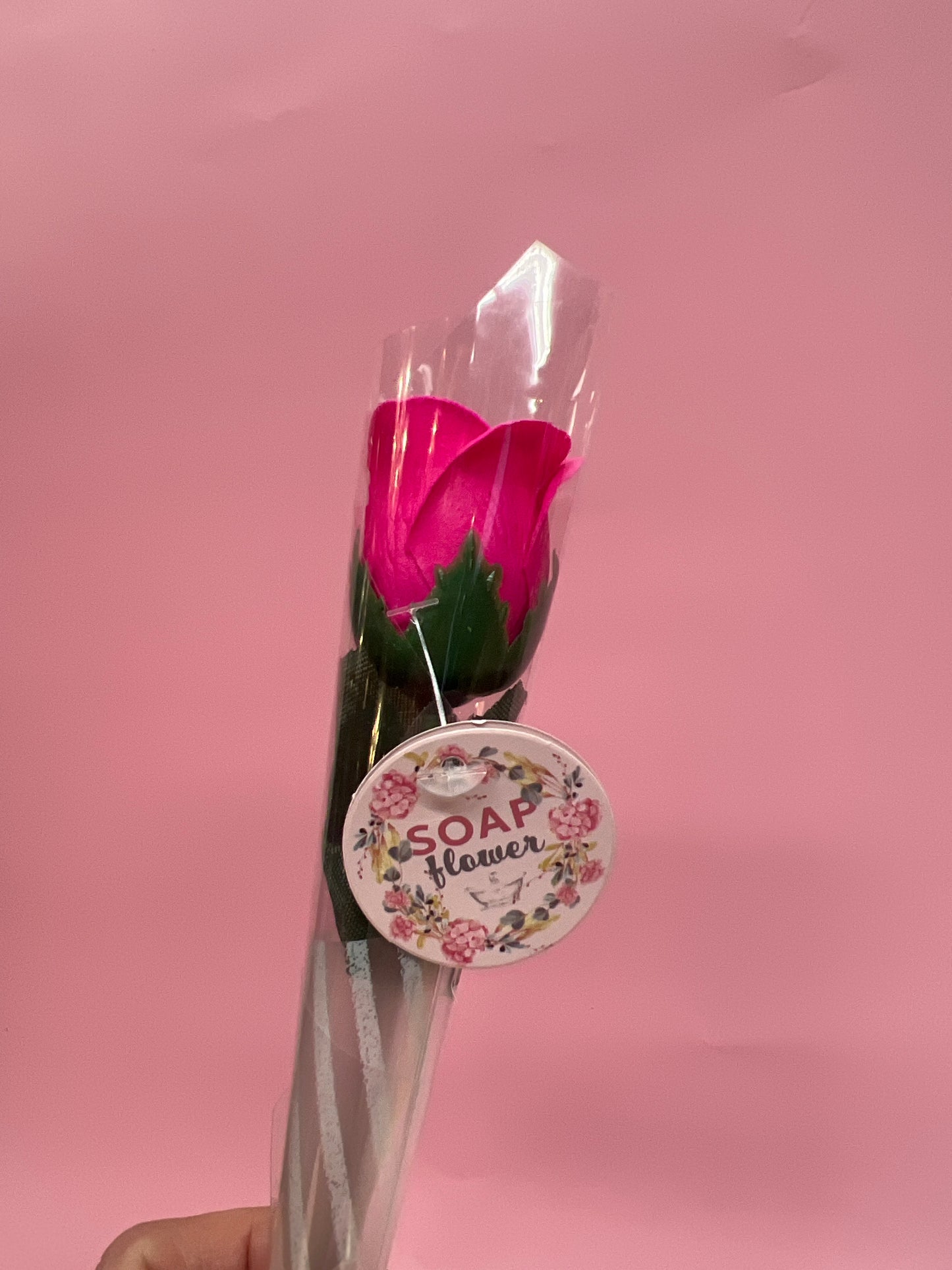 Zeep Roos rood - roze of fel roze