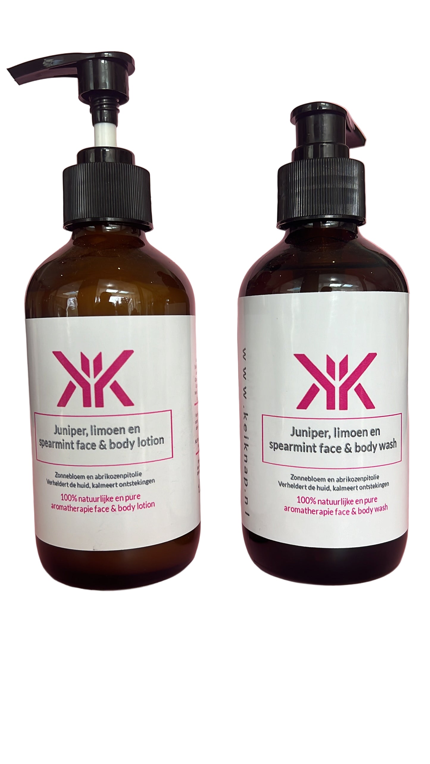 Juniper limoen spearmint combideal bodylotion en wash