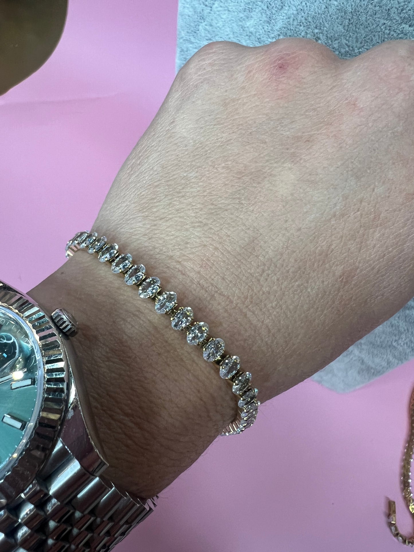 Armband ovalio goud