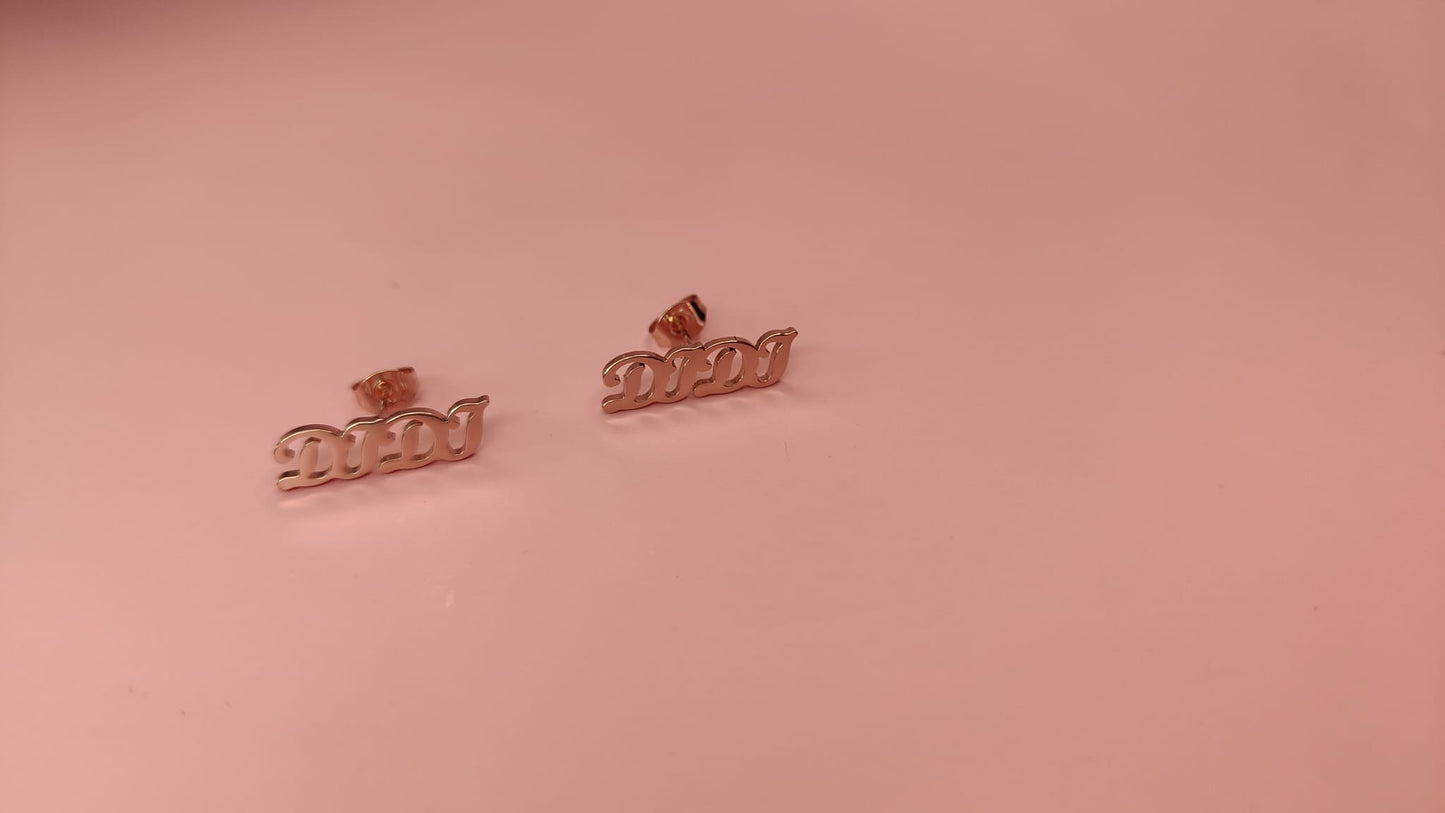 Oorbel gepersonaliseerd (1)