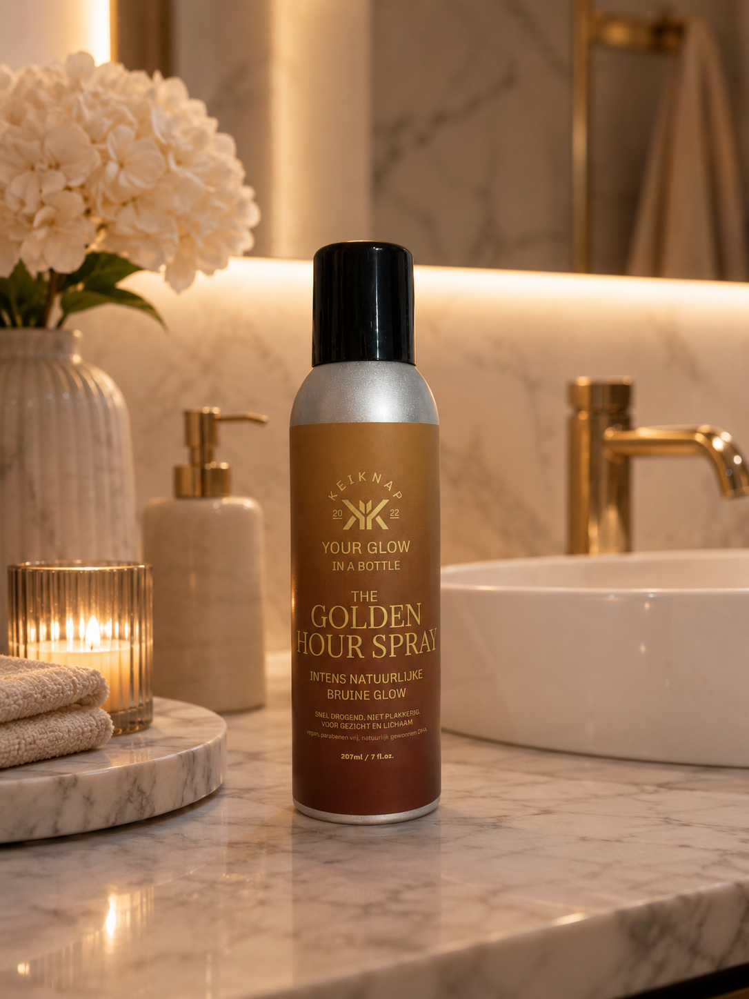 golden hour spray. your glow in a bottle voor gezicht en lichaam