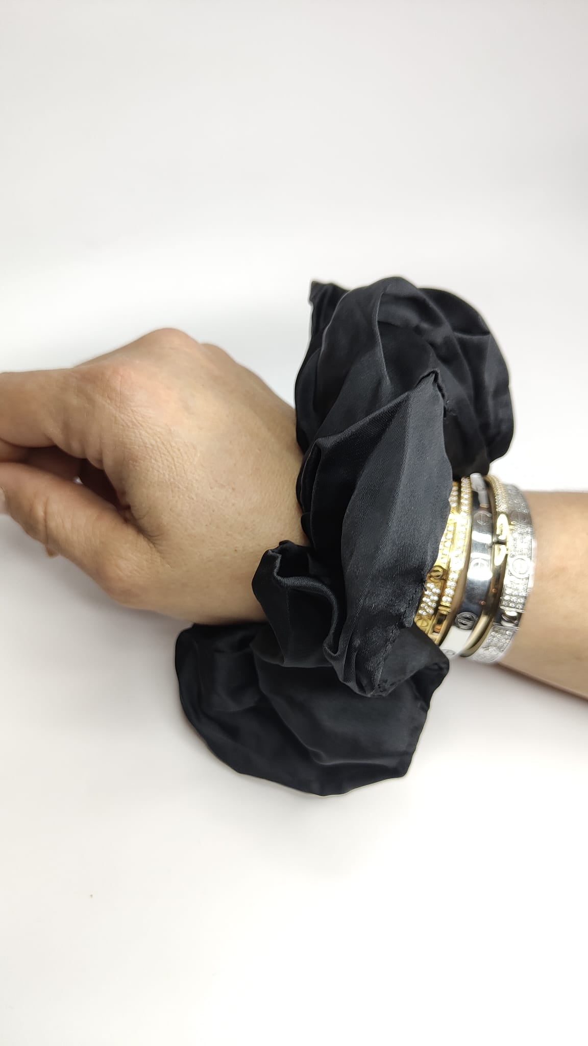 Grote Scrunchie zwart
