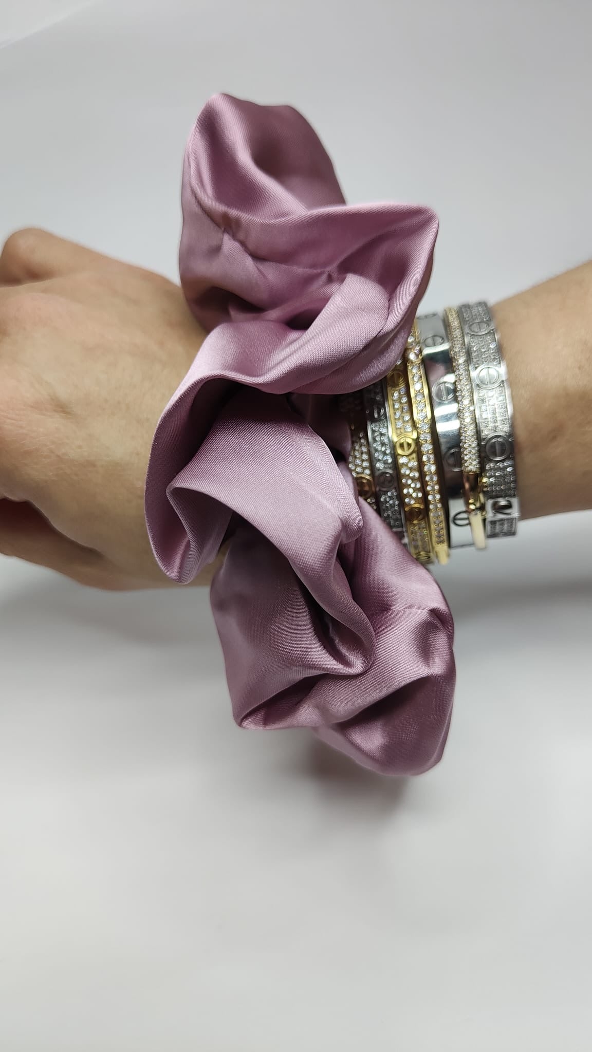 Grote Scrunchie paars