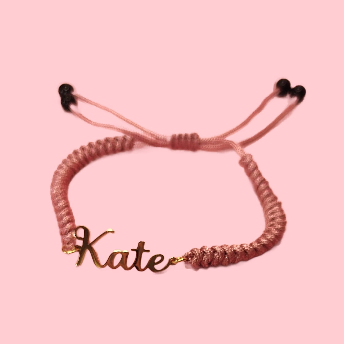 Gevlochten armband gepersonaliseerd