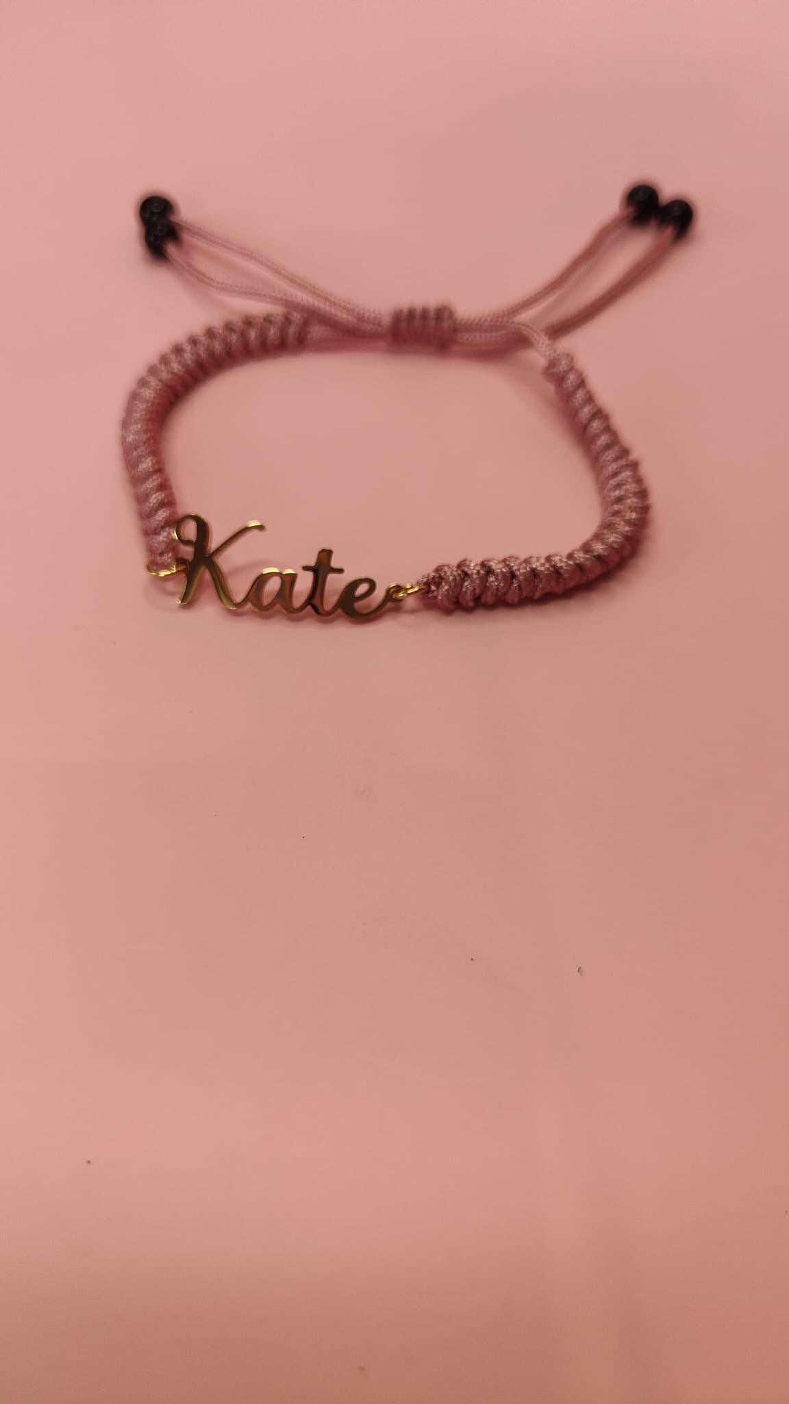 Gevlochten armband gepersonaliseerd