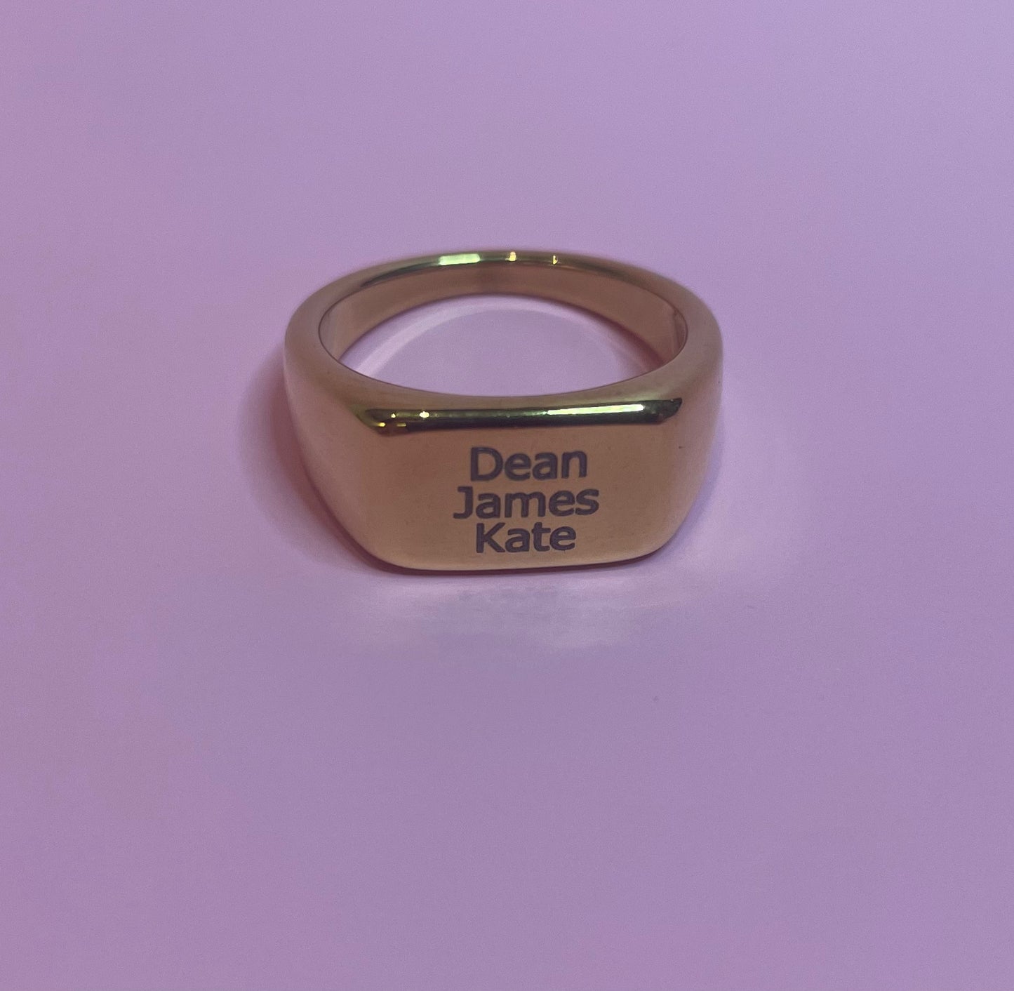 Gepersonaliseerde zegel ring