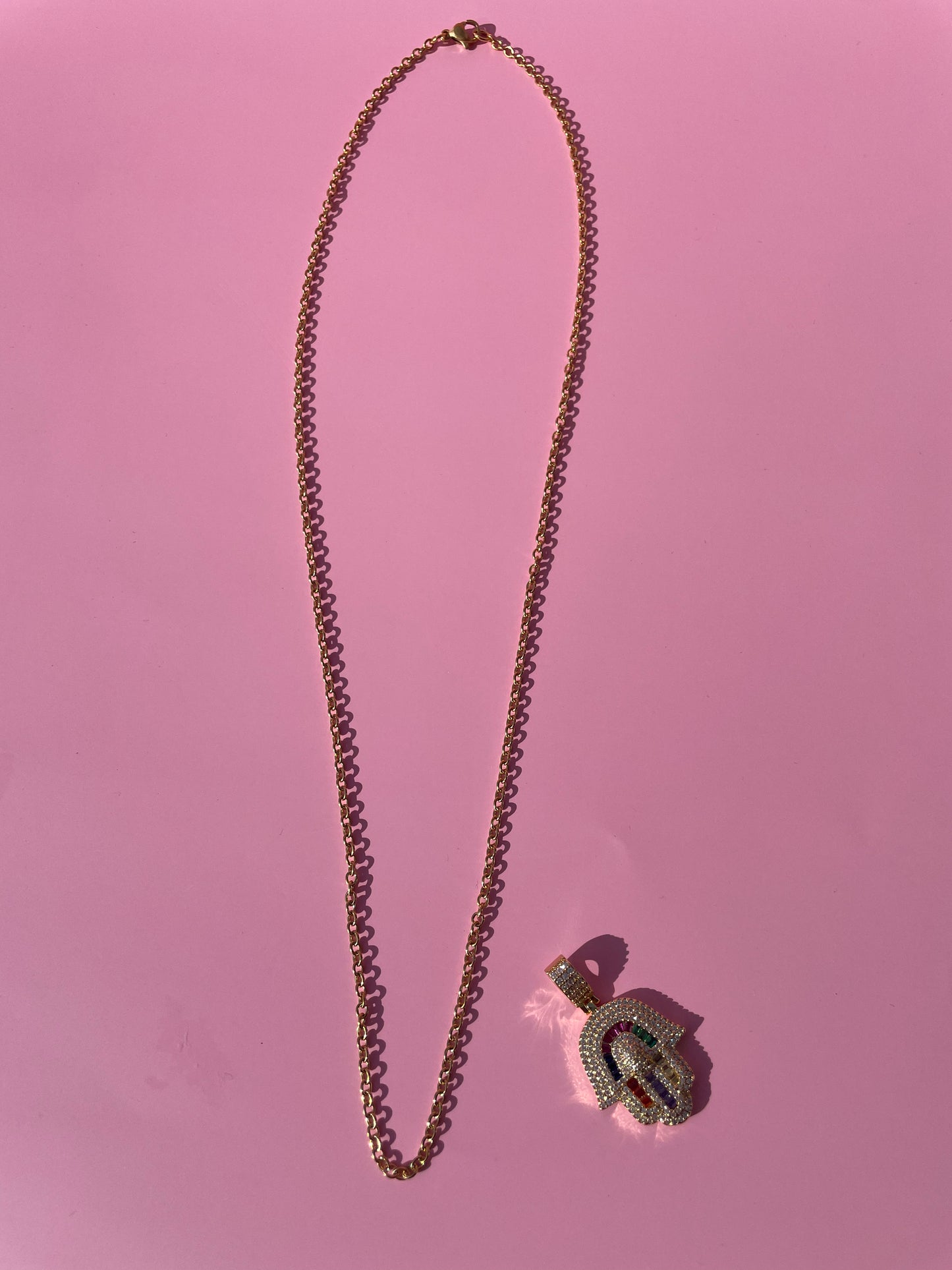 Ketting rond.losse ketting voor bv bedel aan te hangen