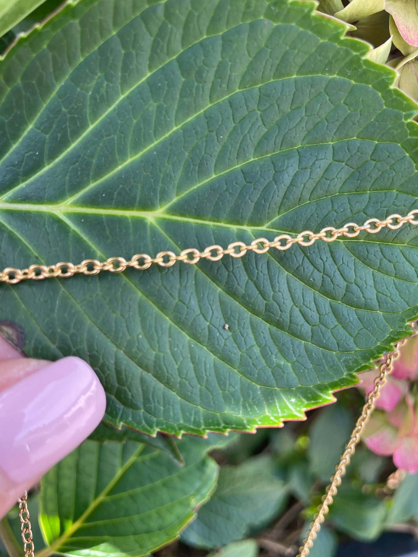 Ketting rond.losse ketting voor bv bedel aan te hangen