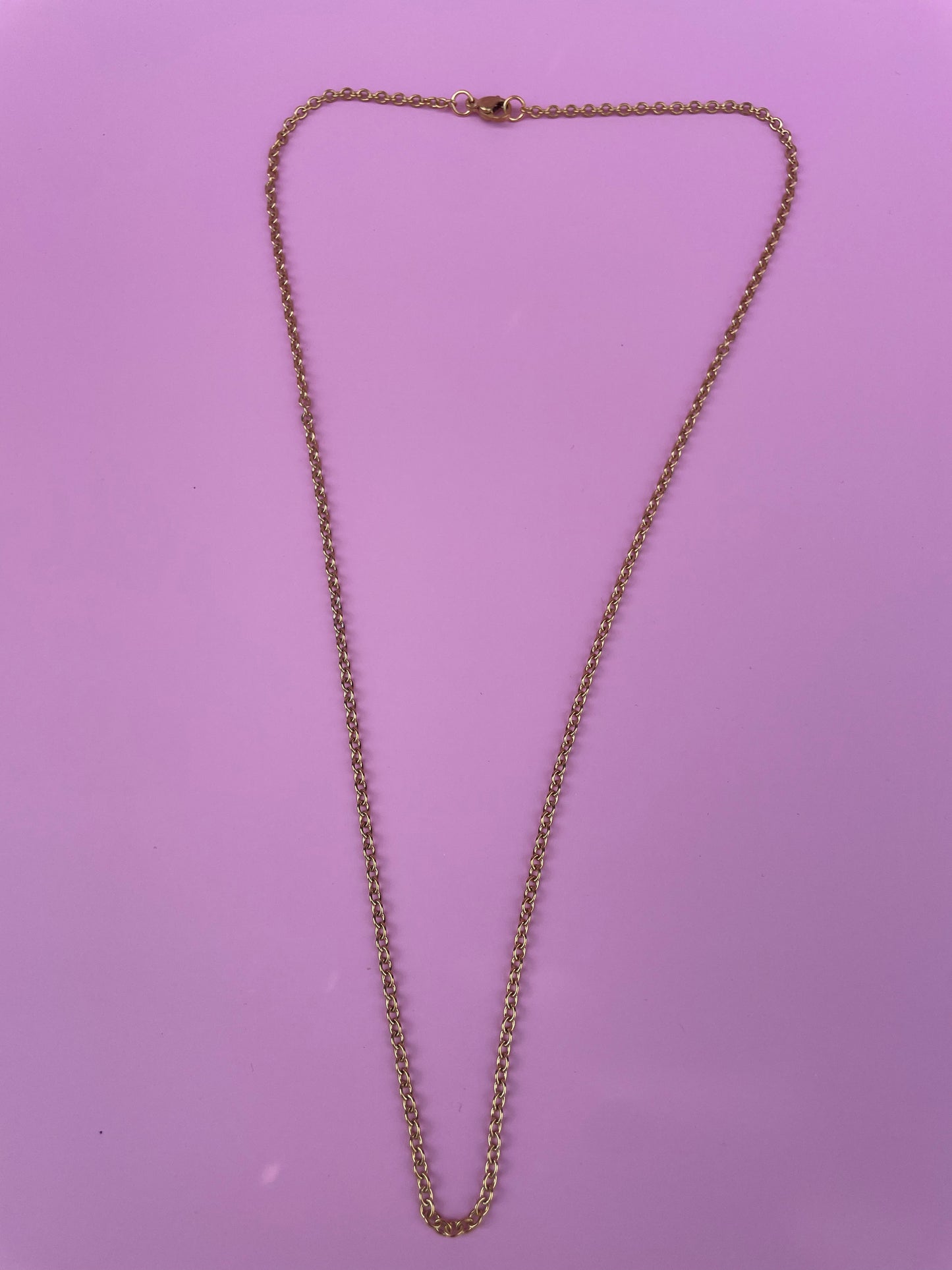 Ketting rond.losse ketting voor bv bedel aan te hangen