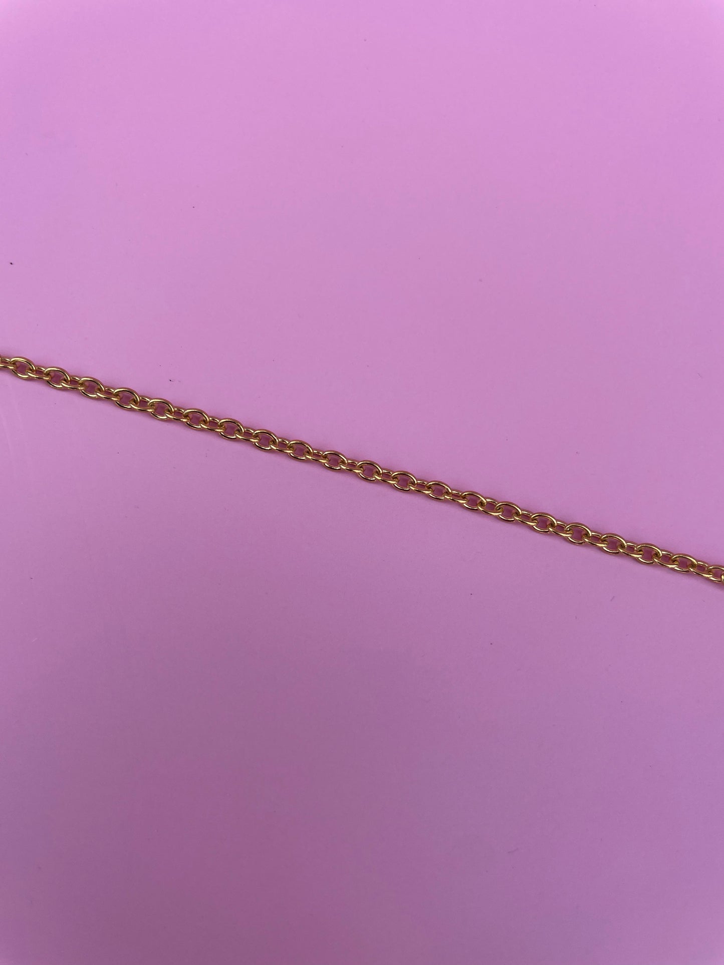 Ketting rond.losse ketting voor bv bedel aan te hangen