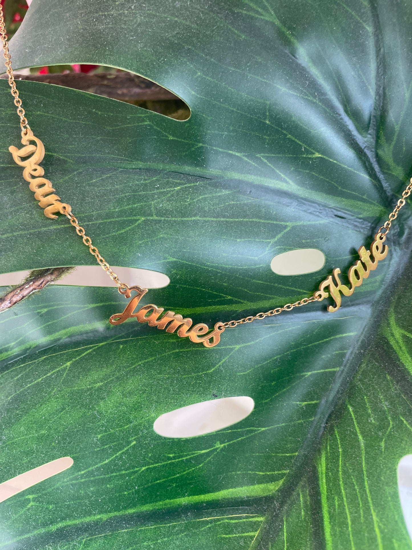 Gepersonaliseerde namen ketting