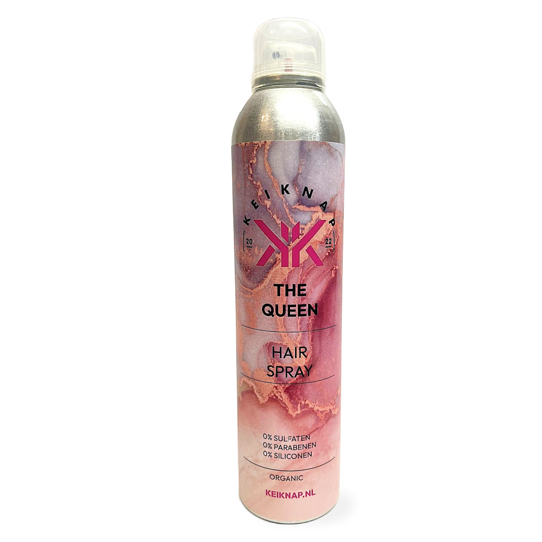 The queen organic hairspray