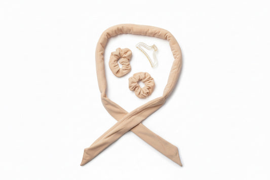 Beige Heatless Curls