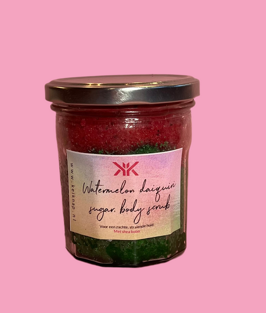 Watermelon daiquiri sugar body scrub