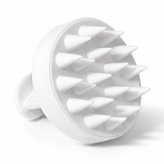 hoofd massage borstel wit