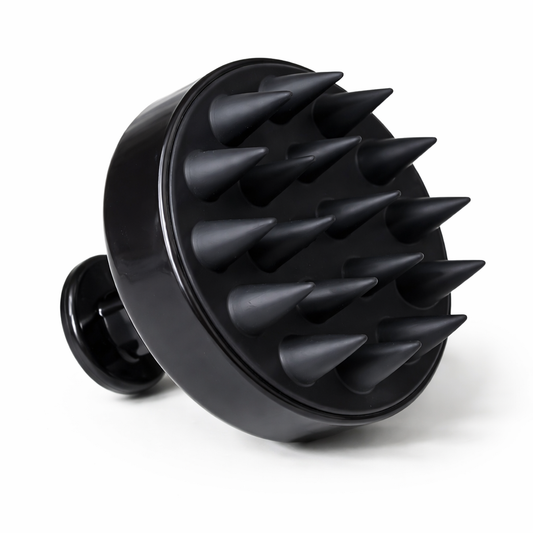 hoofd massage borstel zwart