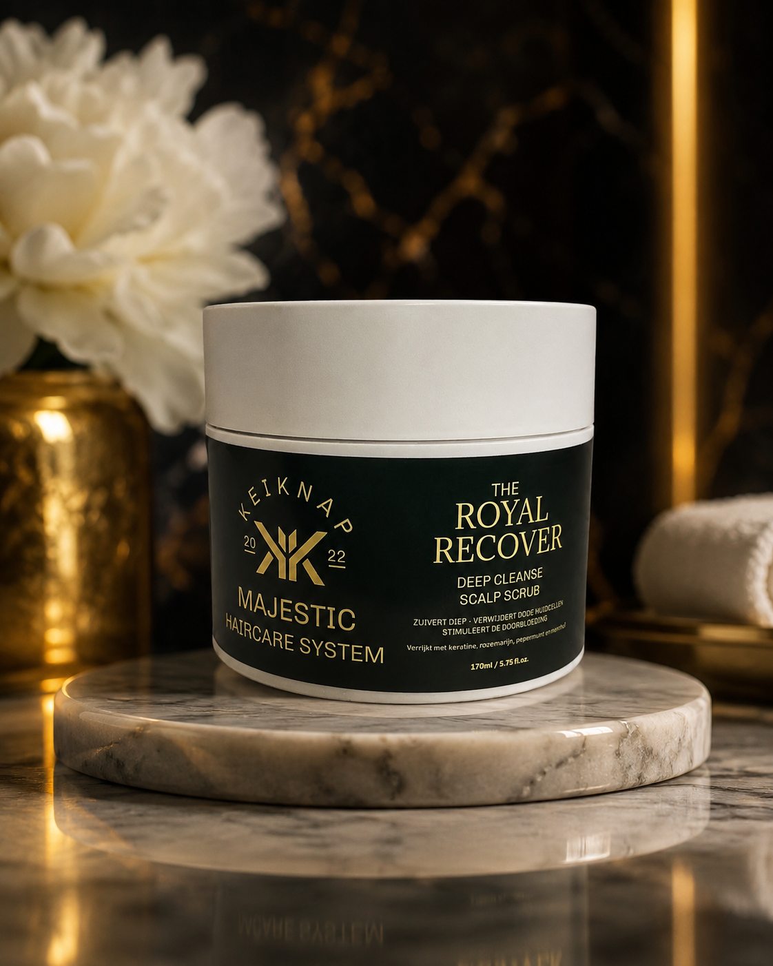MAJESTIC HAIRCARE SYSTEM THE ROYAL RECOVER  DEEP CLEANSE SCALP  SCRUB
