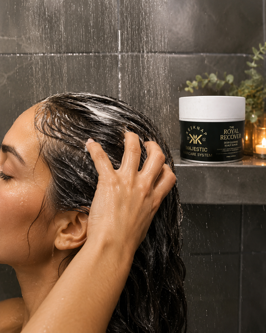 MAJESTIC HAIRCARE SYSTEM THE ROYAL RECOVER  DEEP CLEANSE SCALP  SCRUB