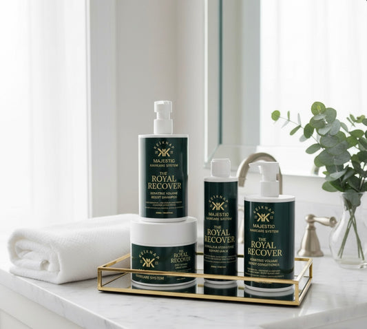 Majestic HAIRCARE SYSTEM Hair Spa Ritual.✨ Complete Hair Spa  Bundle – 4 Luxe Haarproducten Normale prijs: €139,90 • Bundelprijs: €119,- • Jij bespaart: €20,90