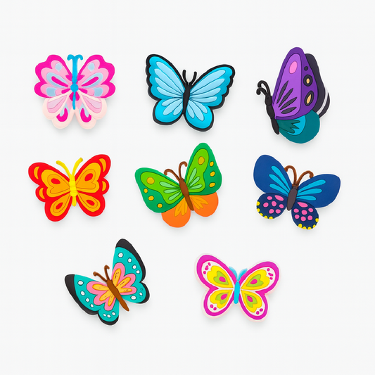 Bagg studs vlinders maat XS (per stuk)