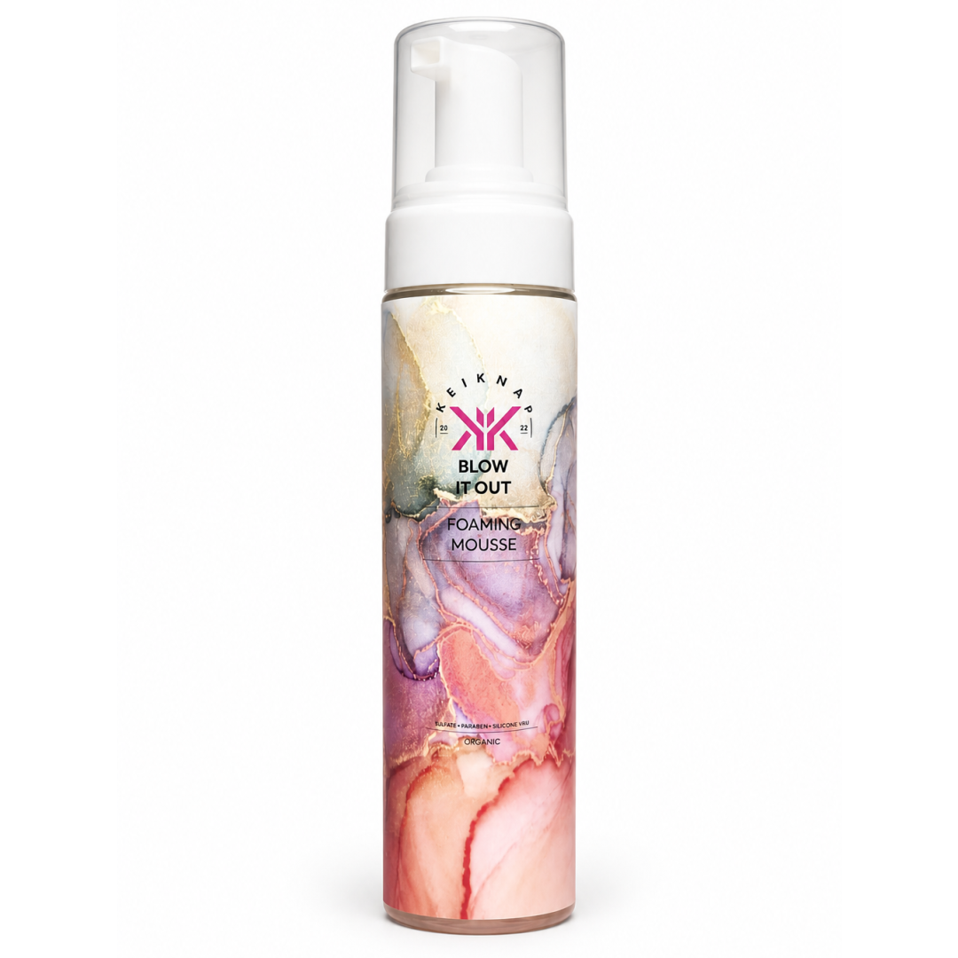 Blow it out organic foaming mousse