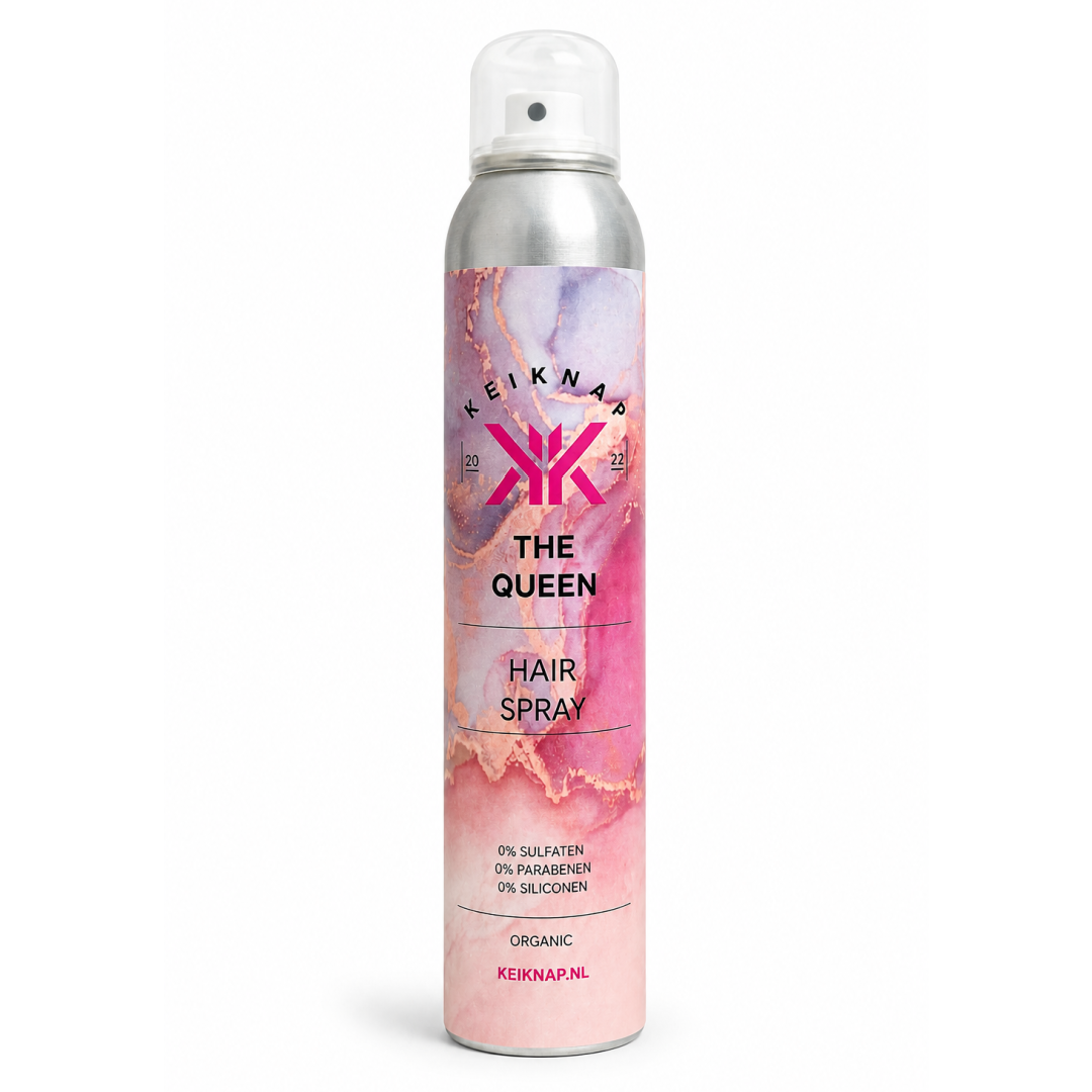 The queen organic hairspray
