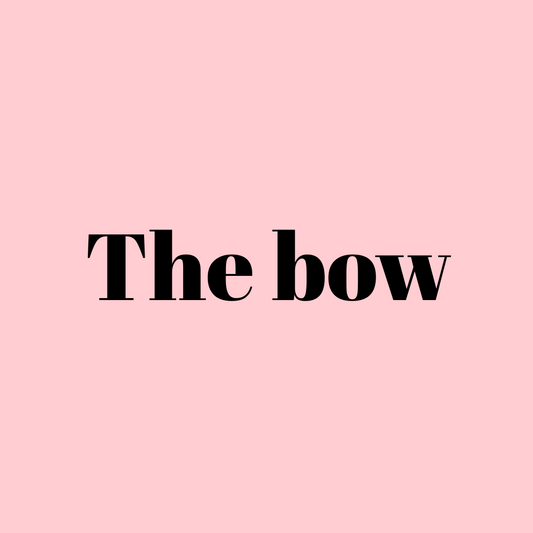 The bow (wij vinden hem ruiken naar mon paris)