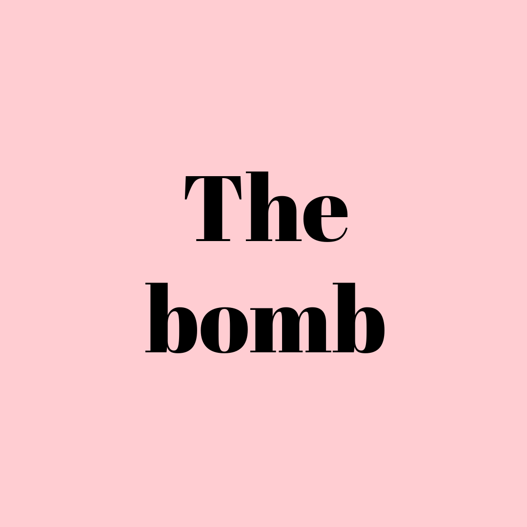 The bomb (wij vinden hem ruiken naar spice bomb)